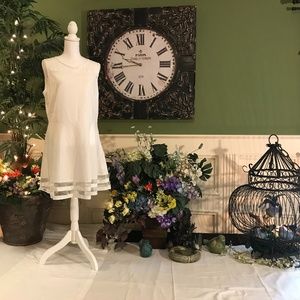 White Skater A line dress